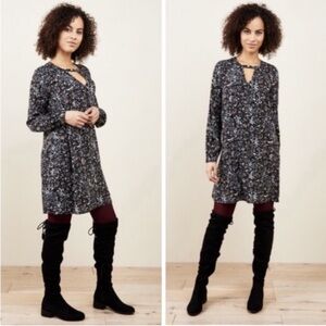 EARTHBOUND Black and White Multi color Mini Dress